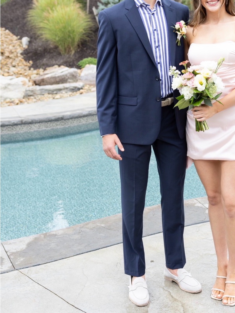Express Men’s Navy Suit